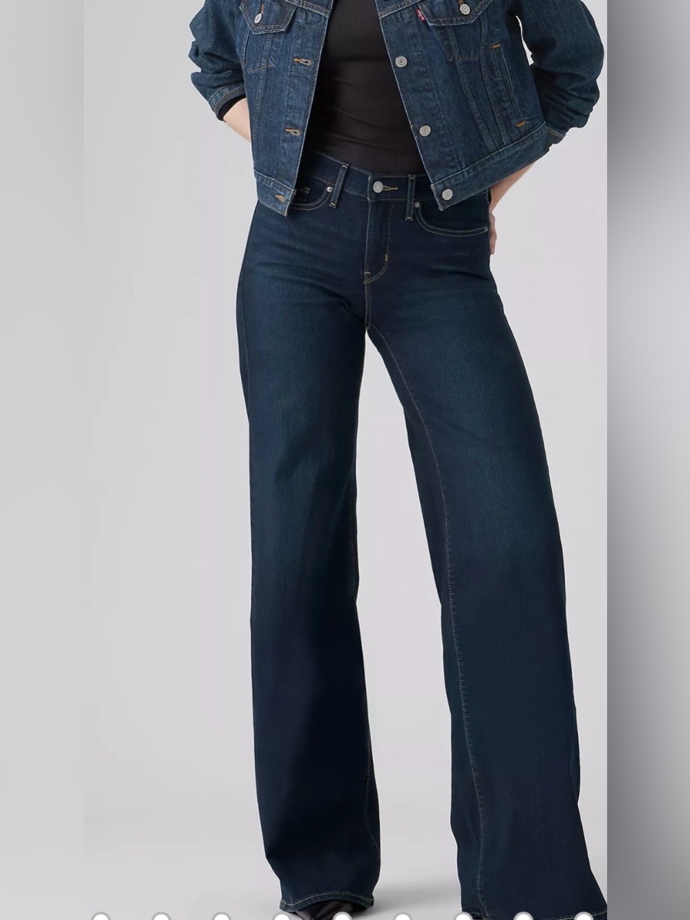 Levi's 318 Shaping Wide Leg Size 26 - Picture 3 of 6